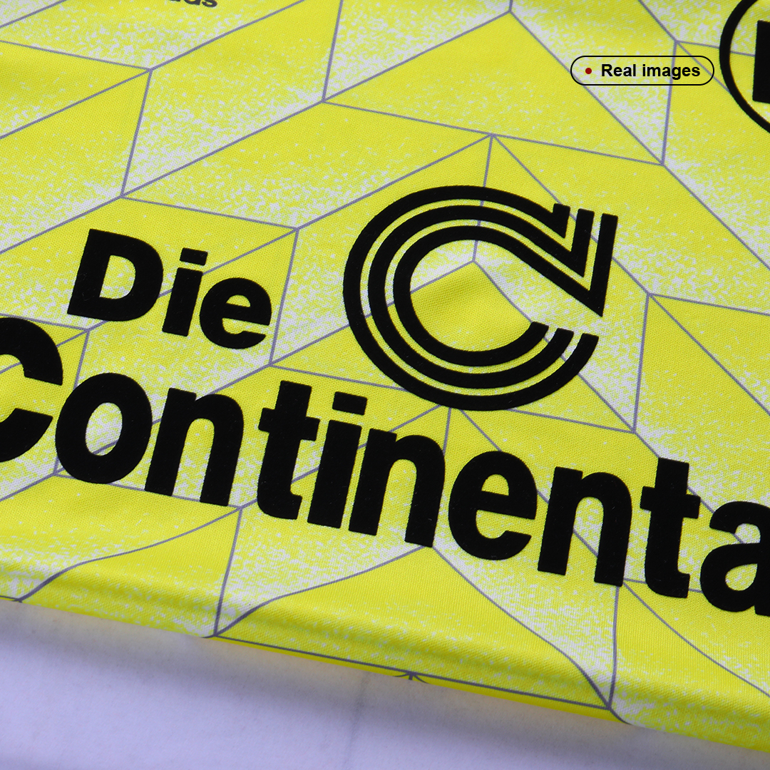 Dortmund Home Soccer Jersey Retro 1988