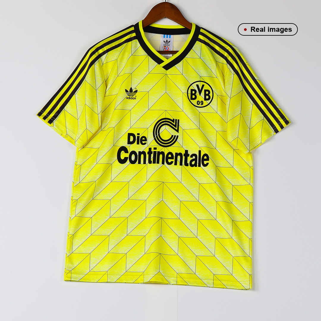 Dortmund Home Soccer Jersey Retro 1988