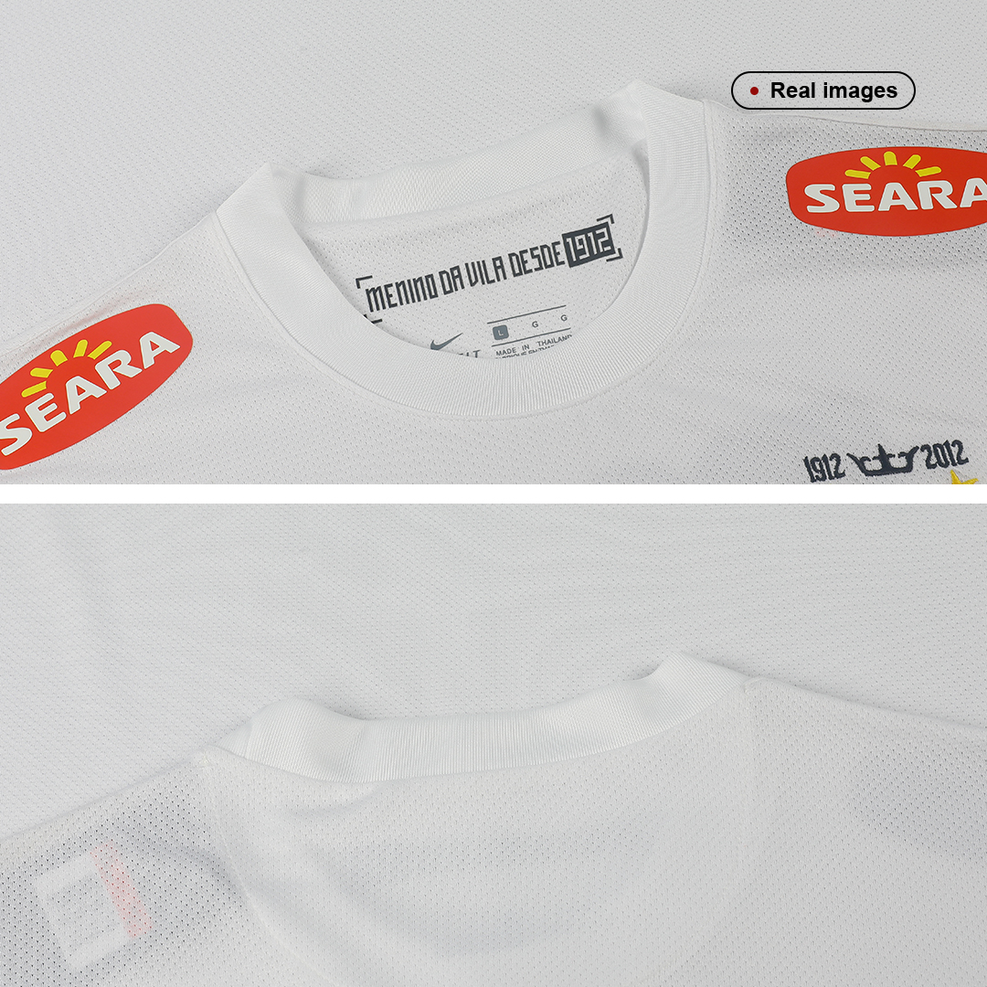 Santos FC NEYMAR JR #11 Home Soccer Jersey Retro 2012