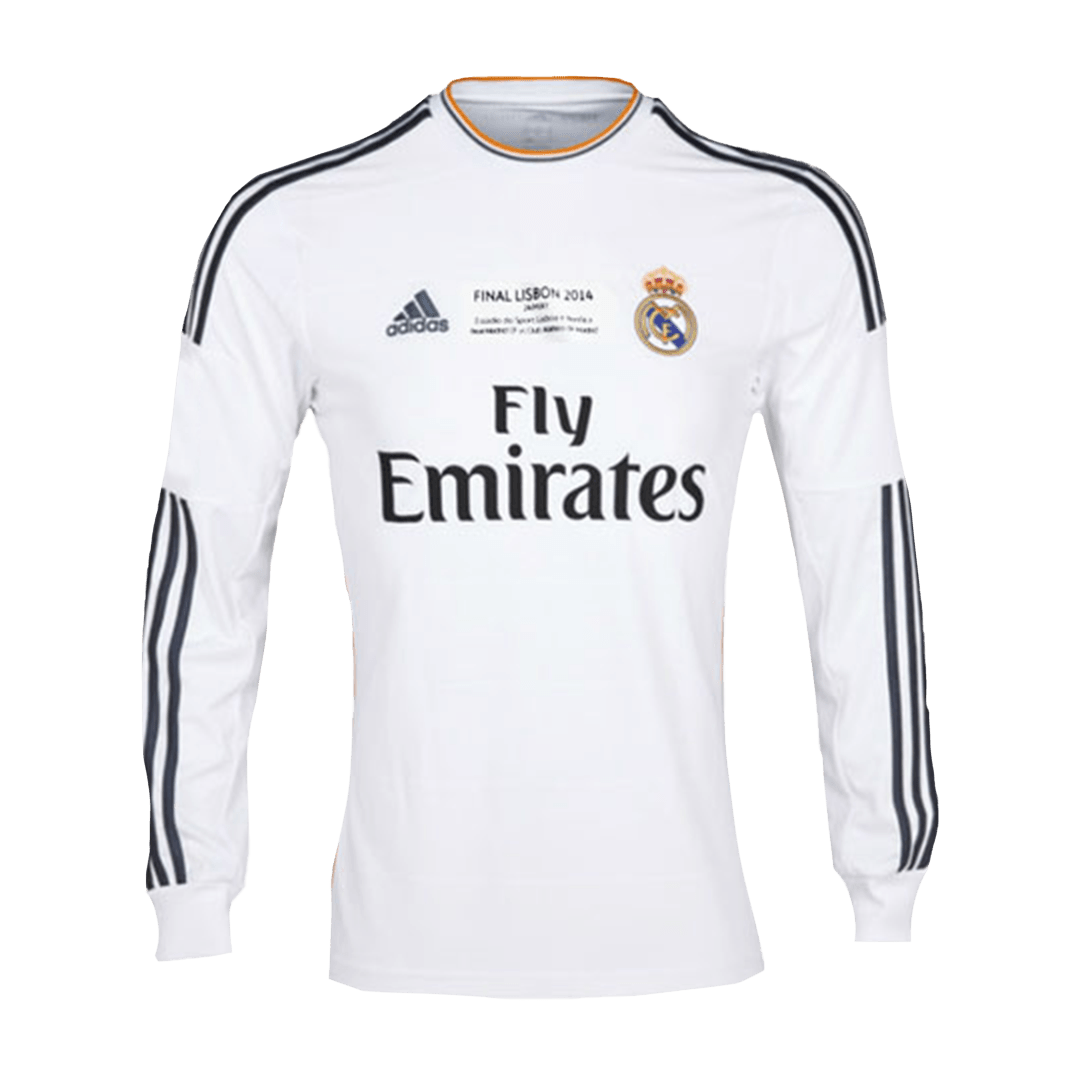 Real Madrid Home Jersey Retro 2013/14 - Long Sleeve - UCL Final