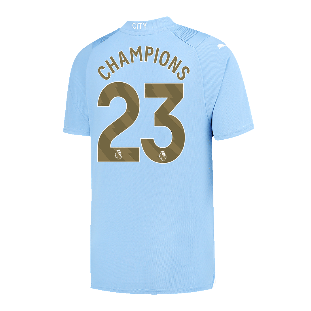 Manchester City CHAMPIONS #23 Home Jersey 2023/24