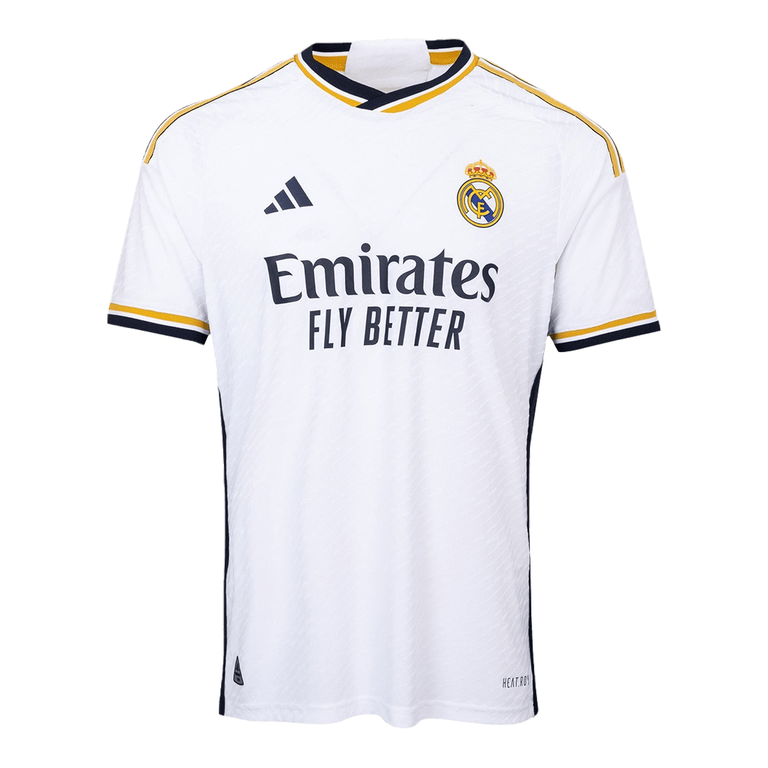 Real Madrid BELLINGHAM #5 Home Jersey Authentic 2023/24 - UCL FINAL