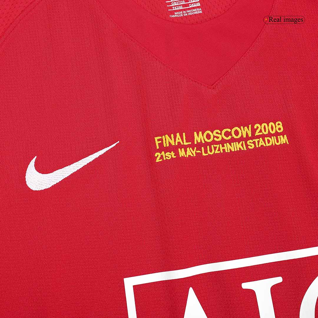 Manchester United RONALDO #7 Home Soccer Jersey Retro 2007/08 - UCL Final