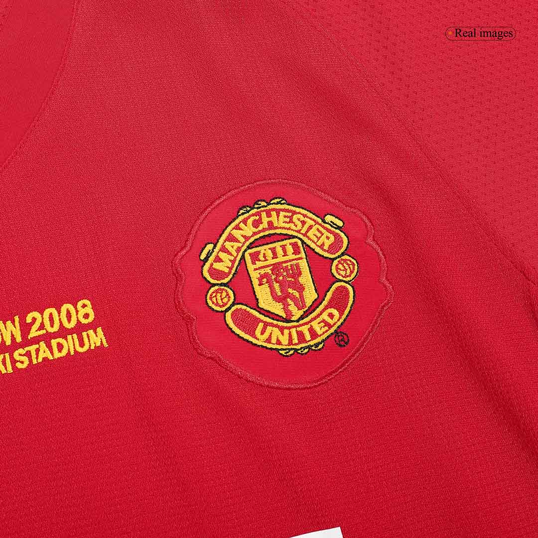 Manchester United RONALDO #7 Home Soccer Jersey Retro 2007/08 - UCL Final