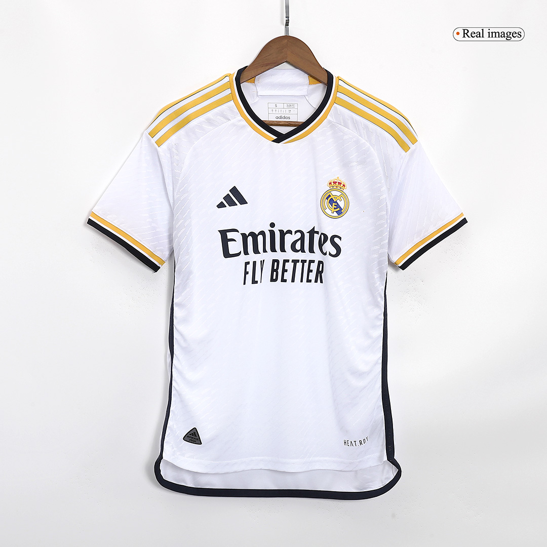 Real Madrid BELLINGHAM #5 Home Jersey Authentic 2023/24 - UCL FINAL