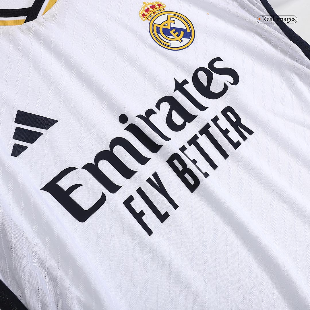 Real Madrid BELLINGHAM #5 Home Jersey Authentic 2023/24 - UCL FINAL