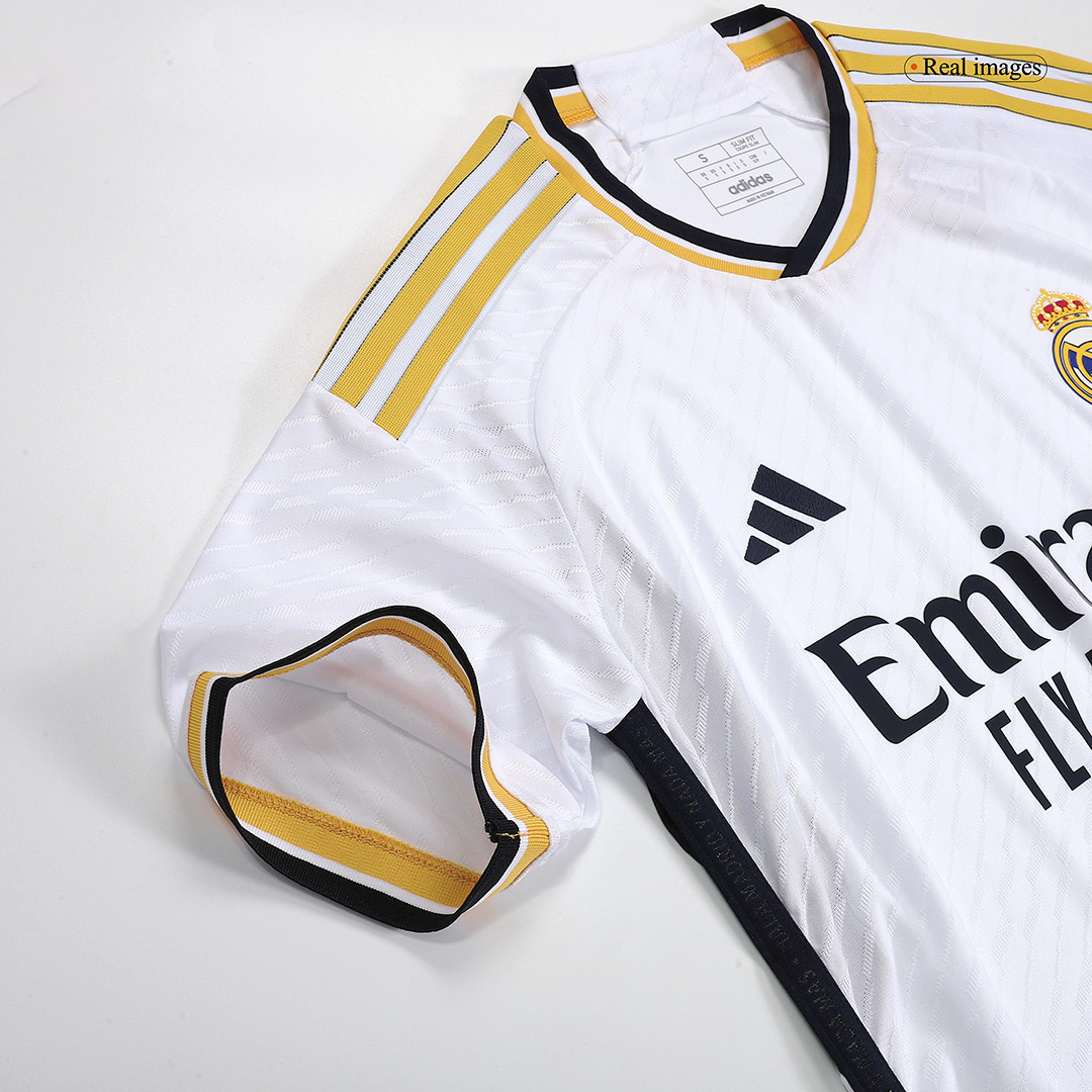 Real Madrid BELLINGHAM #5 Home Jersey Authentic 2023/24 - UCL FINAL