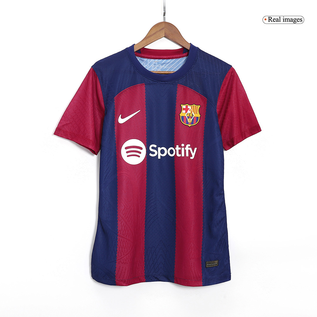 Barcelona LEWANDOWSKI #9 Home Jersey Authentic 2023/24