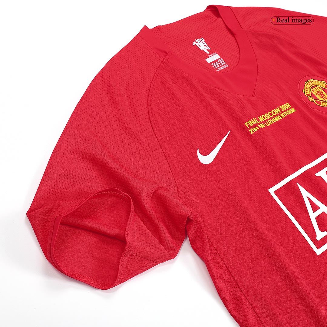 Manchester United RONALDO #7 Home Soccer Jersey Retro 2007/08 - UCL Final