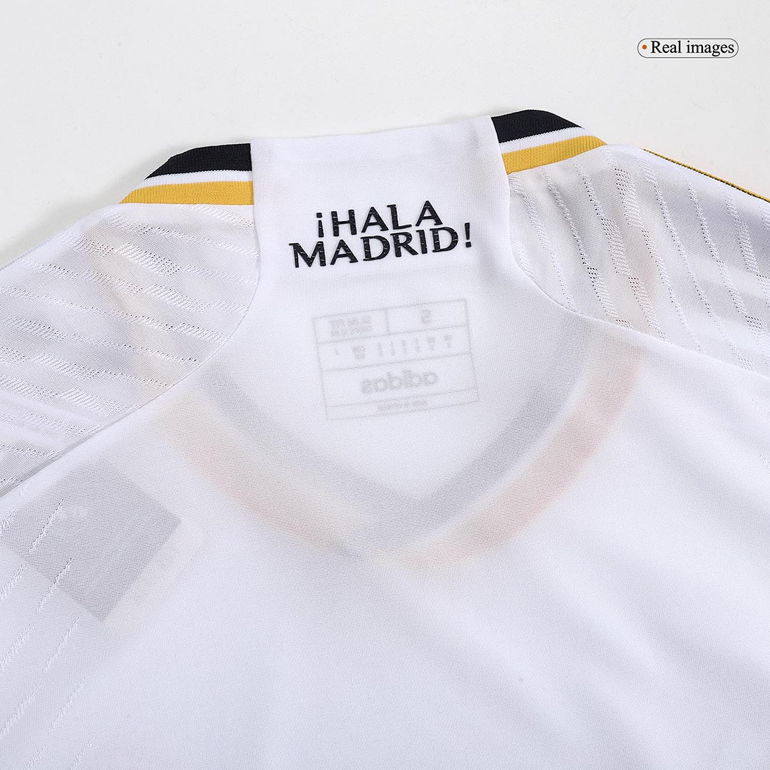 Real Madrid BELLINGHAM #5 Home Jersey Authentic 2023/24 - UCL FINAL