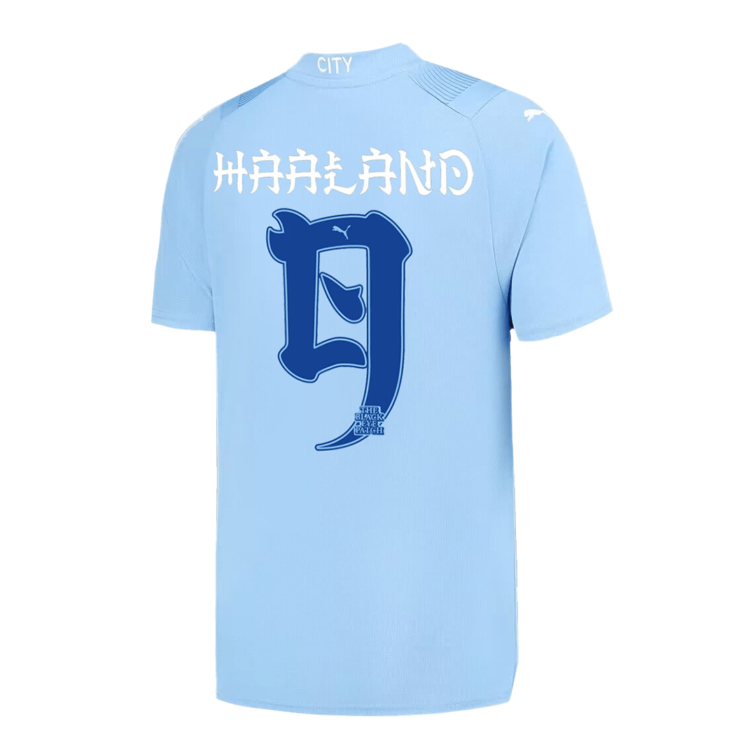 Manchester City HAALAND #9 Japanese Tour Printing Home Jersey 2023/24