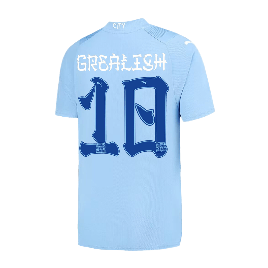 Manchester City GREALISH #10 Japanese Tour Printing Home Jersey 2023/24