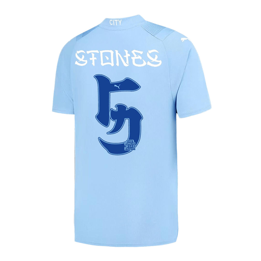 Manchester City STONES #5 Japanese Tour Printing Home Jersey 2023/24