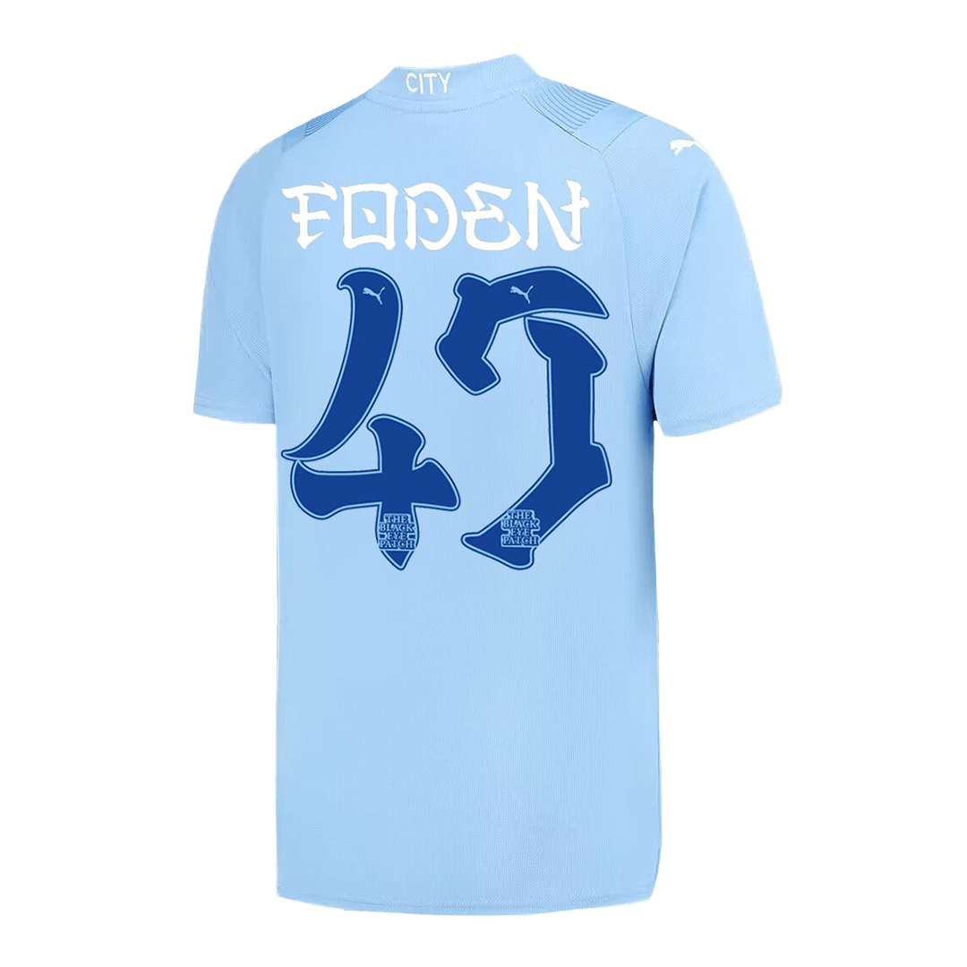 Manchester City FODEN #47 Japanese Tour Printing Home Jersey 2023/24