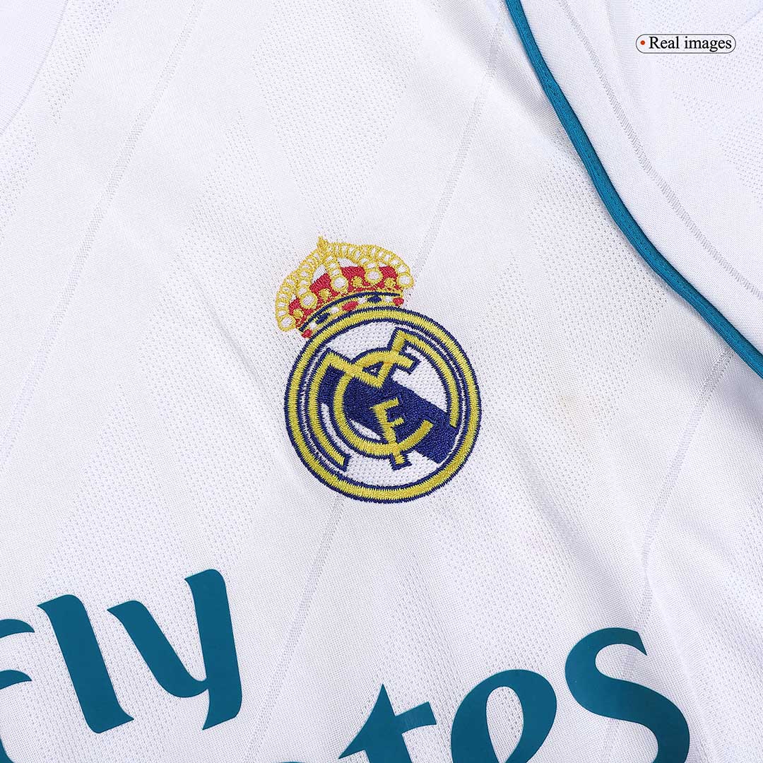 Real Madrid BENZEMA #9 Home Soccer Jersey Retro 2017/18