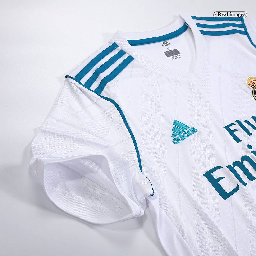 Real Madrid BENZEMA #9 Home Soccer Jersey Retro 2017/18