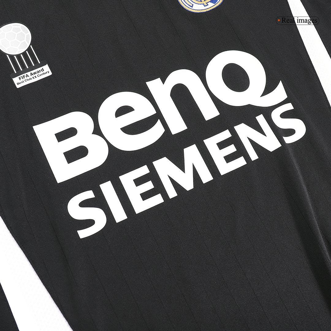 Real Madrid SERGIO RAMOS #4 Long Sleeve Away Soccer Jersey Retro 2006/07