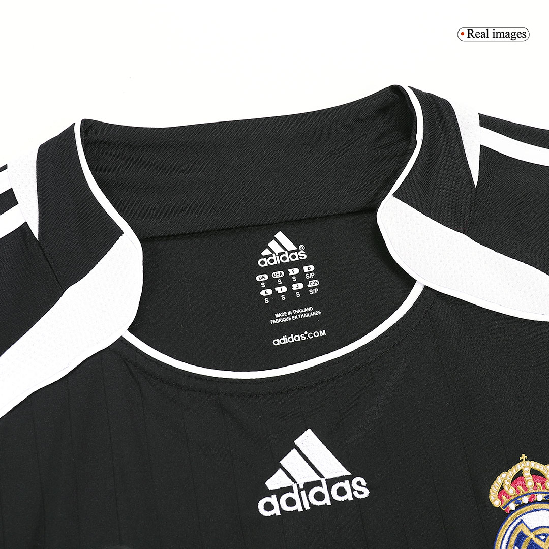 Real Madrid SERGIO RAMOS #4 Long Sleeve Away Soccer Jersey Retro 2006/07