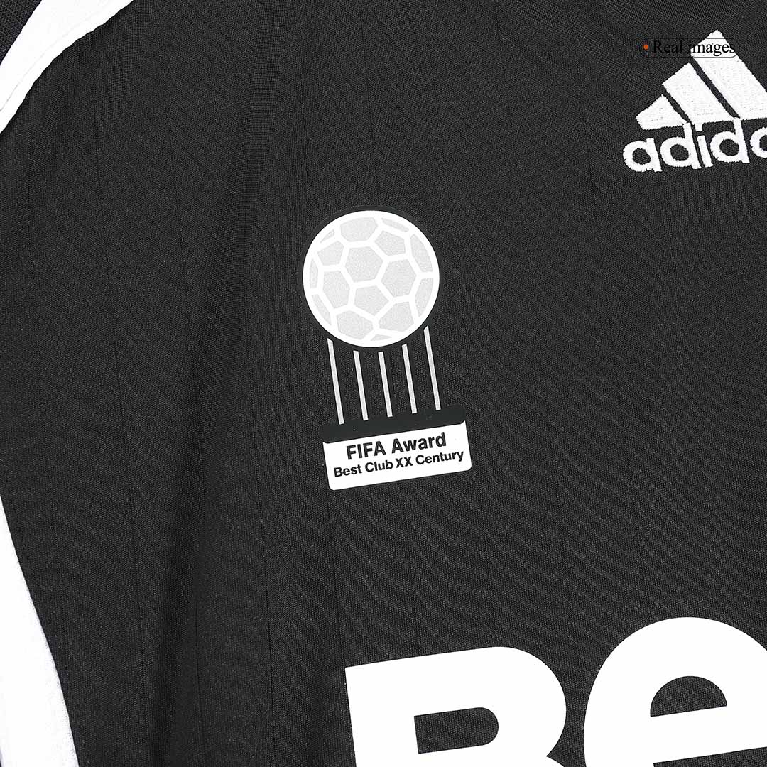 Real Madrid SERGIO RAMOS #4 Long Sleeve Away Soccer Jersey Retro 2006/07