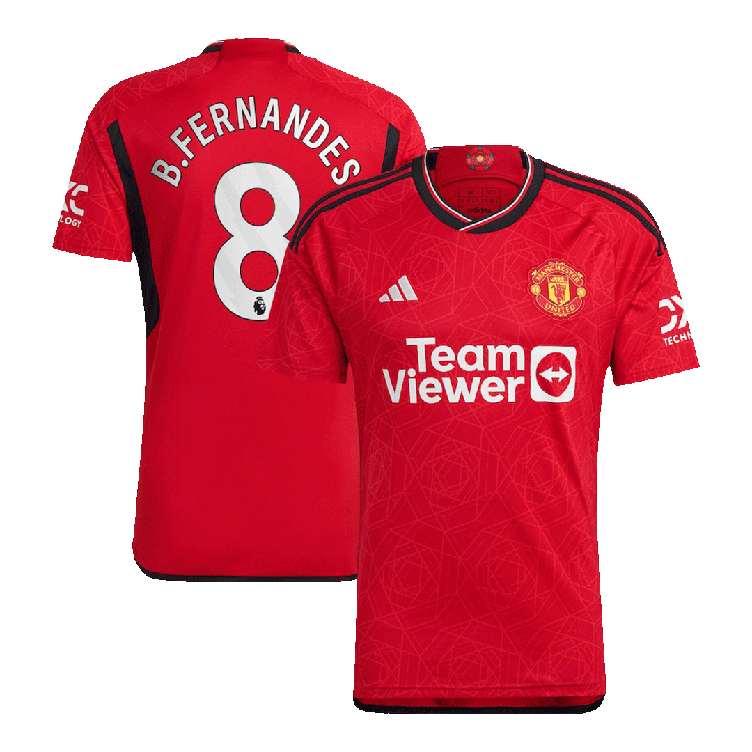 Manchester United B.FERNANDES #8 Home Jersey 2023/24