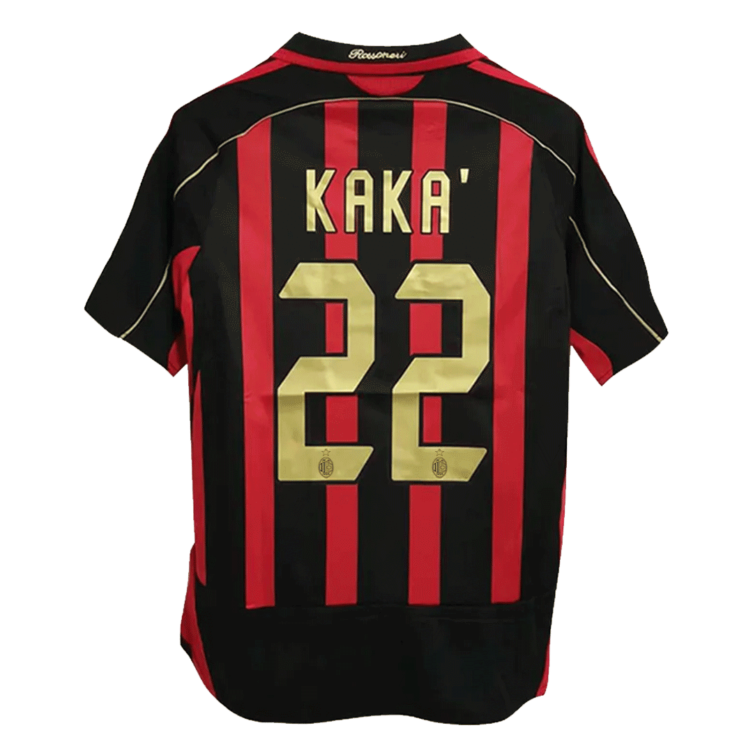 AC Milan KAKA' #22 Home Jersey Retro 2006/07
