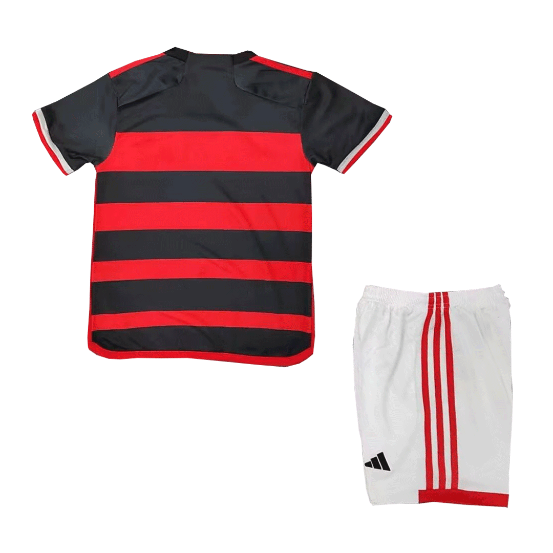 CR Flamengo Home Jersey Kit 2024/25 Kids(Jersey+Shorts)