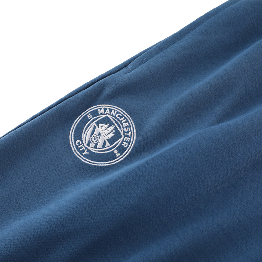 Manchester City Hoodie Training Kit 2024/25 - Blue