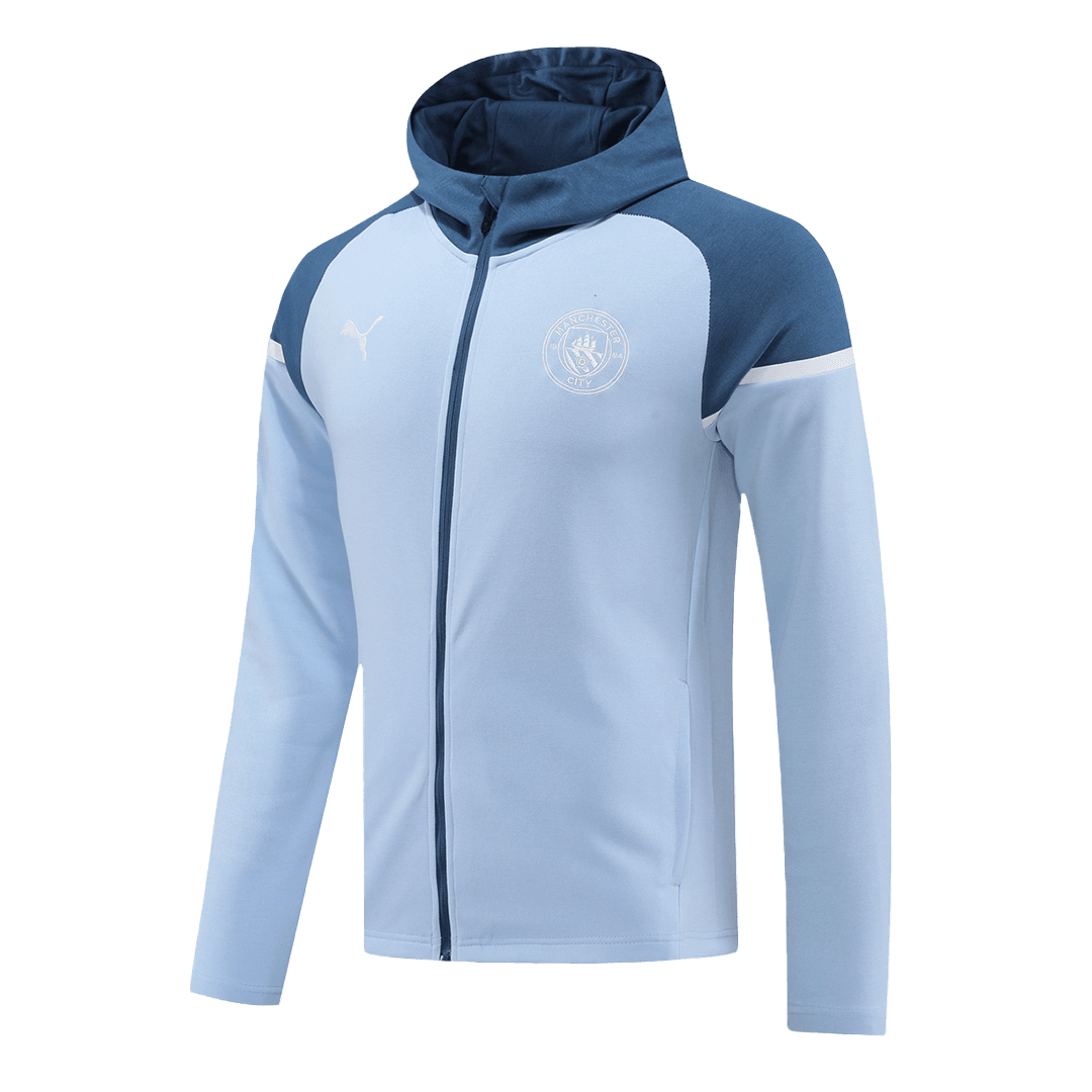 Manchester City Hoodie Training Kit 2024/25 - Blue