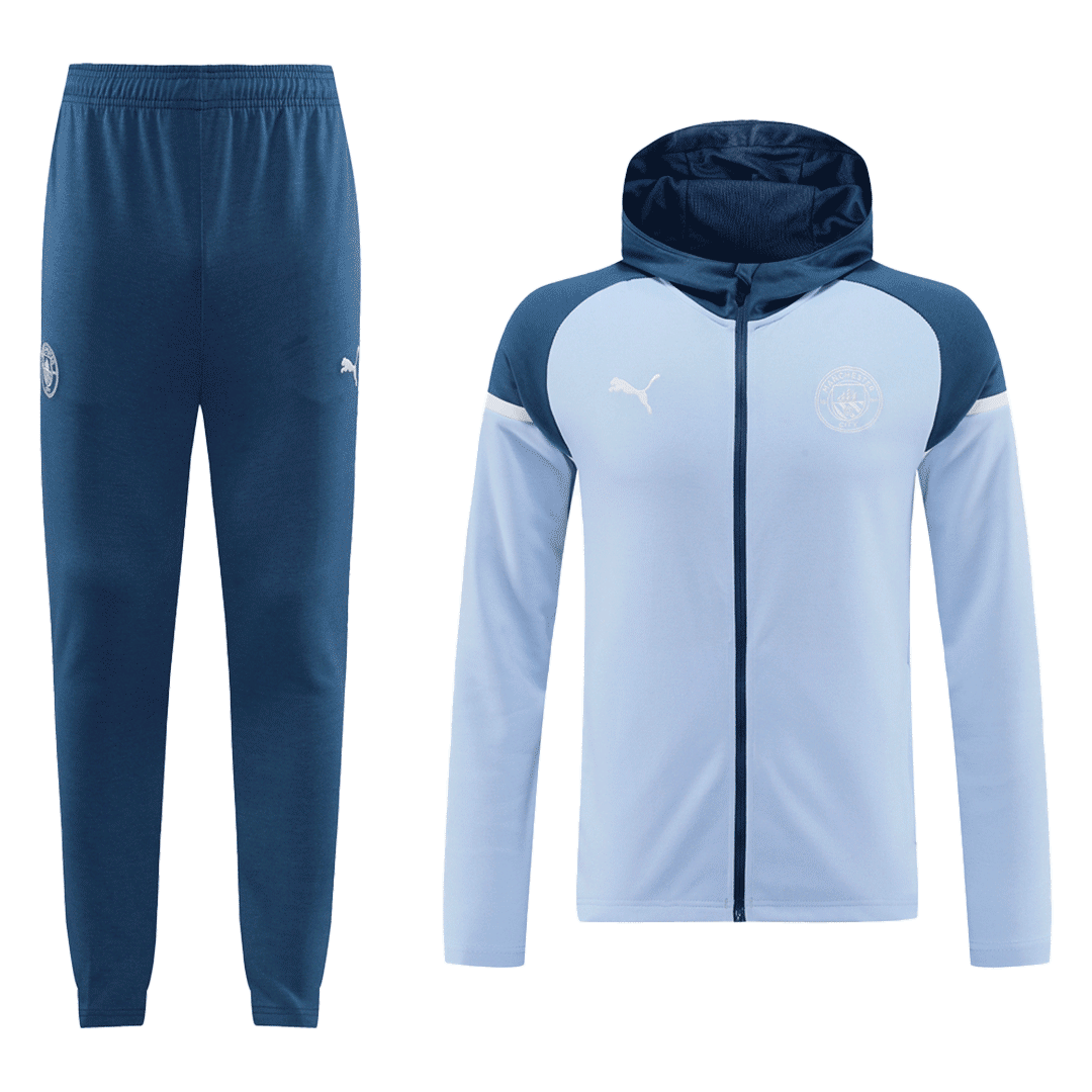 Manchester City Hoodie Training Kit 2024/25 - Blue