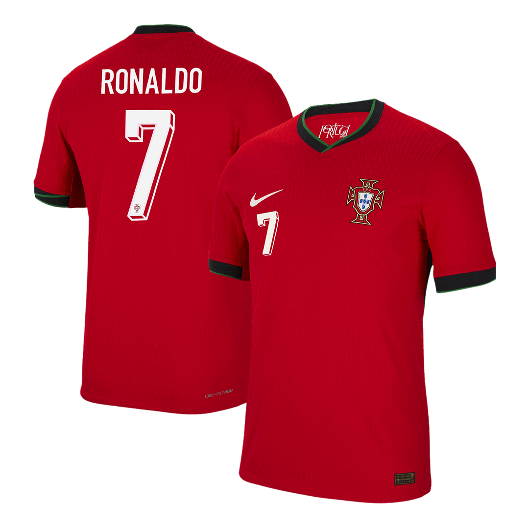 Portugal RONALDO #7 Home Jersey Authentic EURO 2024