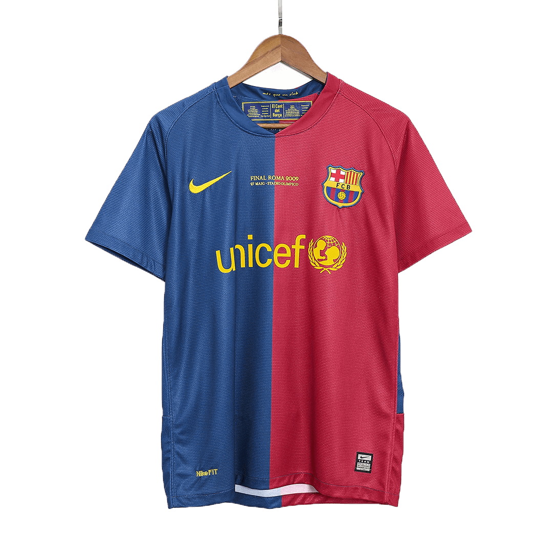 Barcelona MESSI #10 Retro Football Jerseys Home 2008/09 - UCL