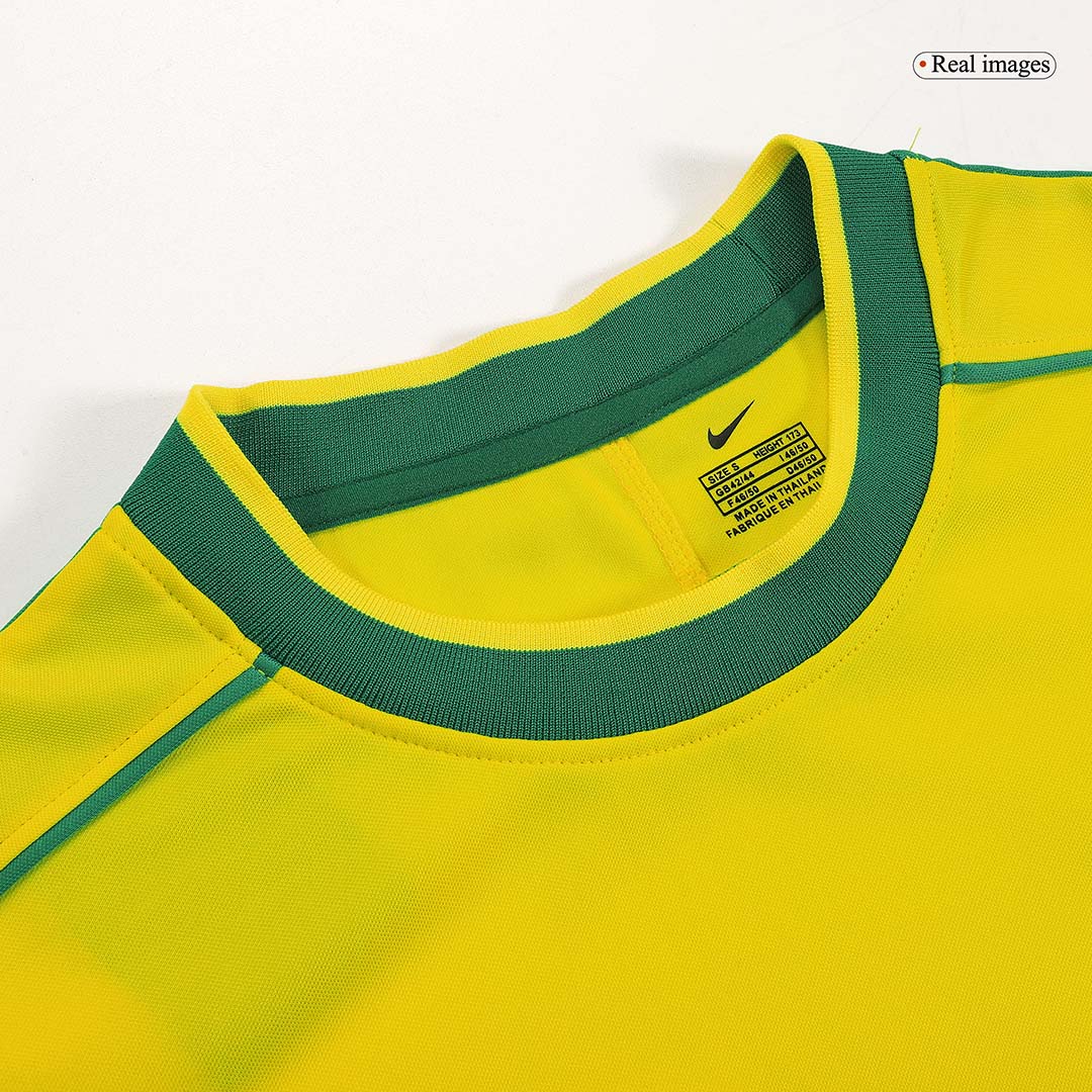 Brazil CAFU #2 Home Soccer Jersey Retro 1998