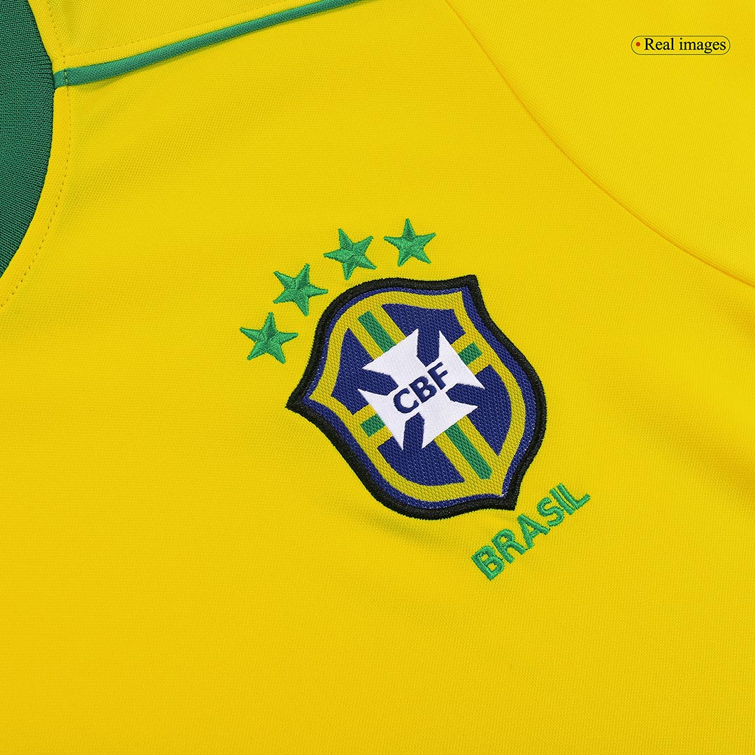 Brazil CAFU #2 Home Soccer Jersey Retro 1998