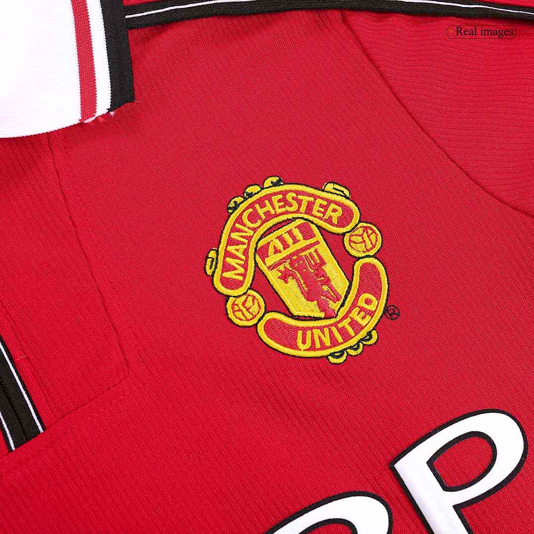 Manchester United Retro Football Jerseys Home 1998/99 - Long Sleeve