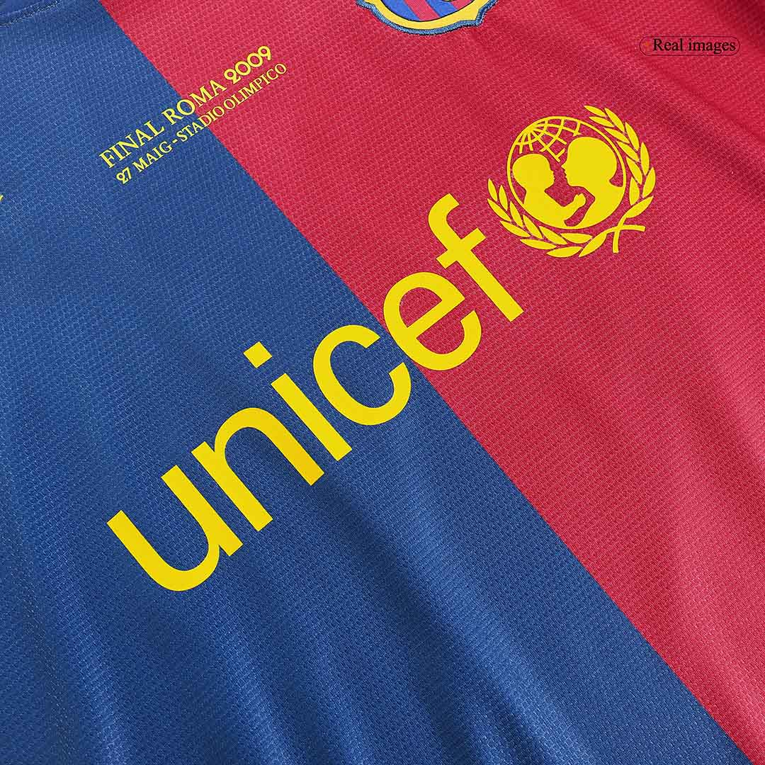 Barcelona MESSI #10 Retro Football Jerseys Home 2008/09 - UCL