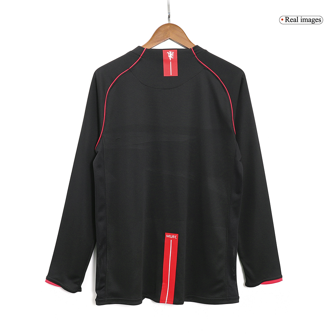 Manchester United Away Jersey Retro 2007/08 - Long Sleeve