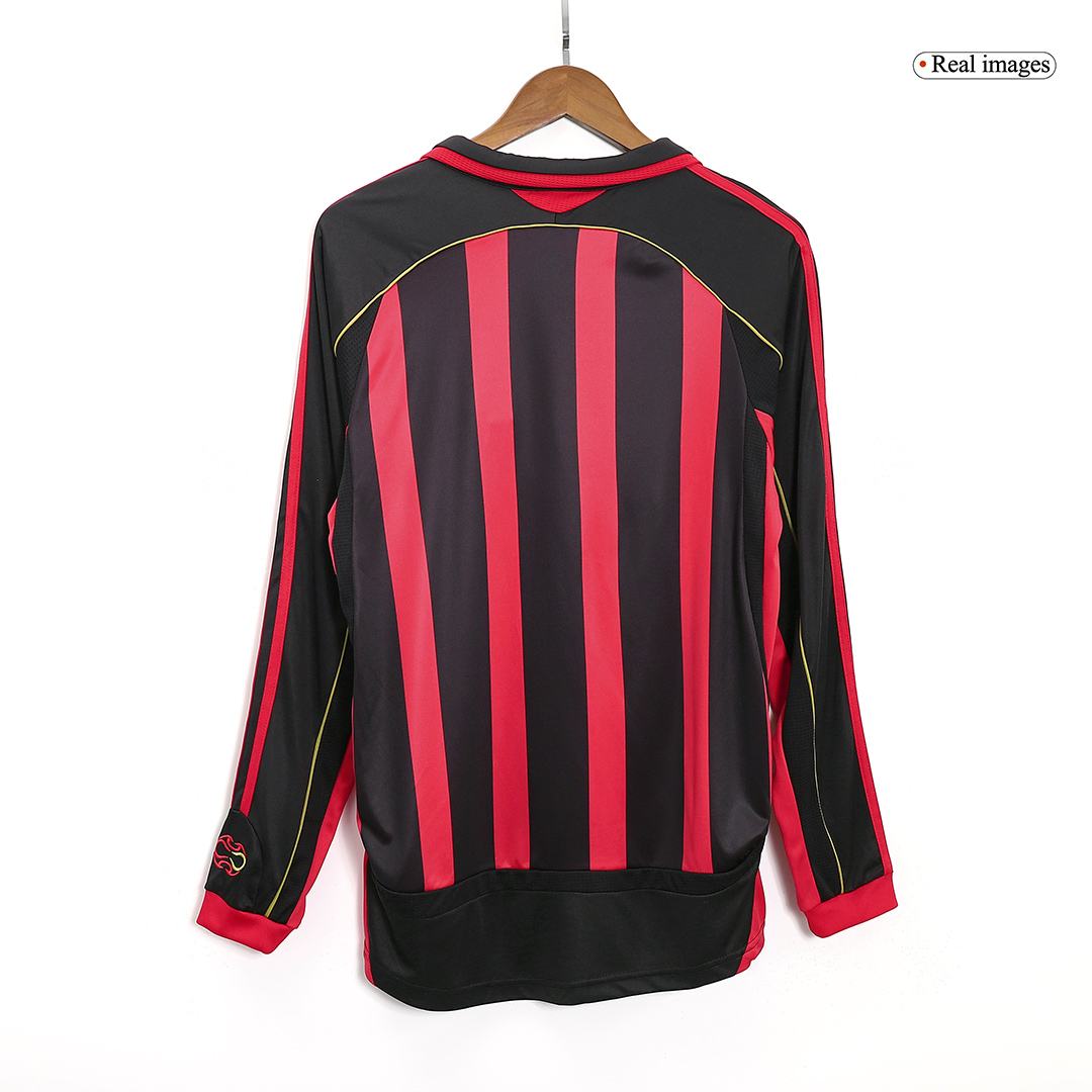 AC Milan Home Jersey Retro 2006/07 - Long Sleeve