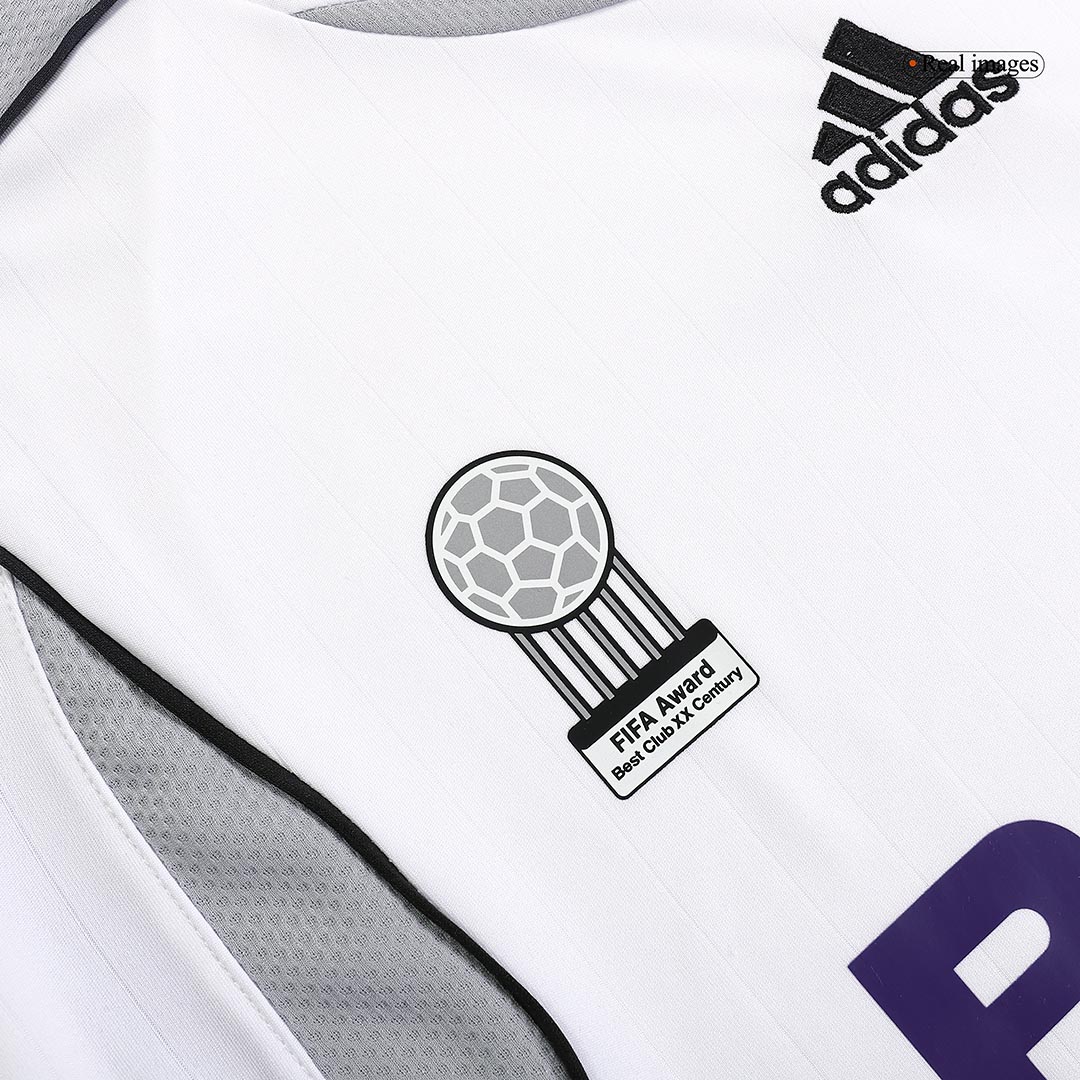 Real Madrid SERGIO RAMOS #4 Home Soccer Jersey Retro 2006/07