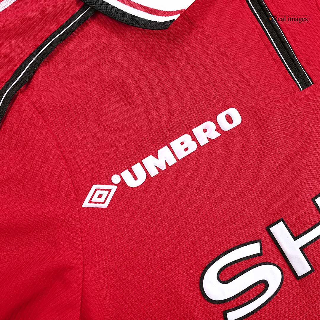 Manchester United Retro Football Jerseys Home 1998/99 - Long Sleeve