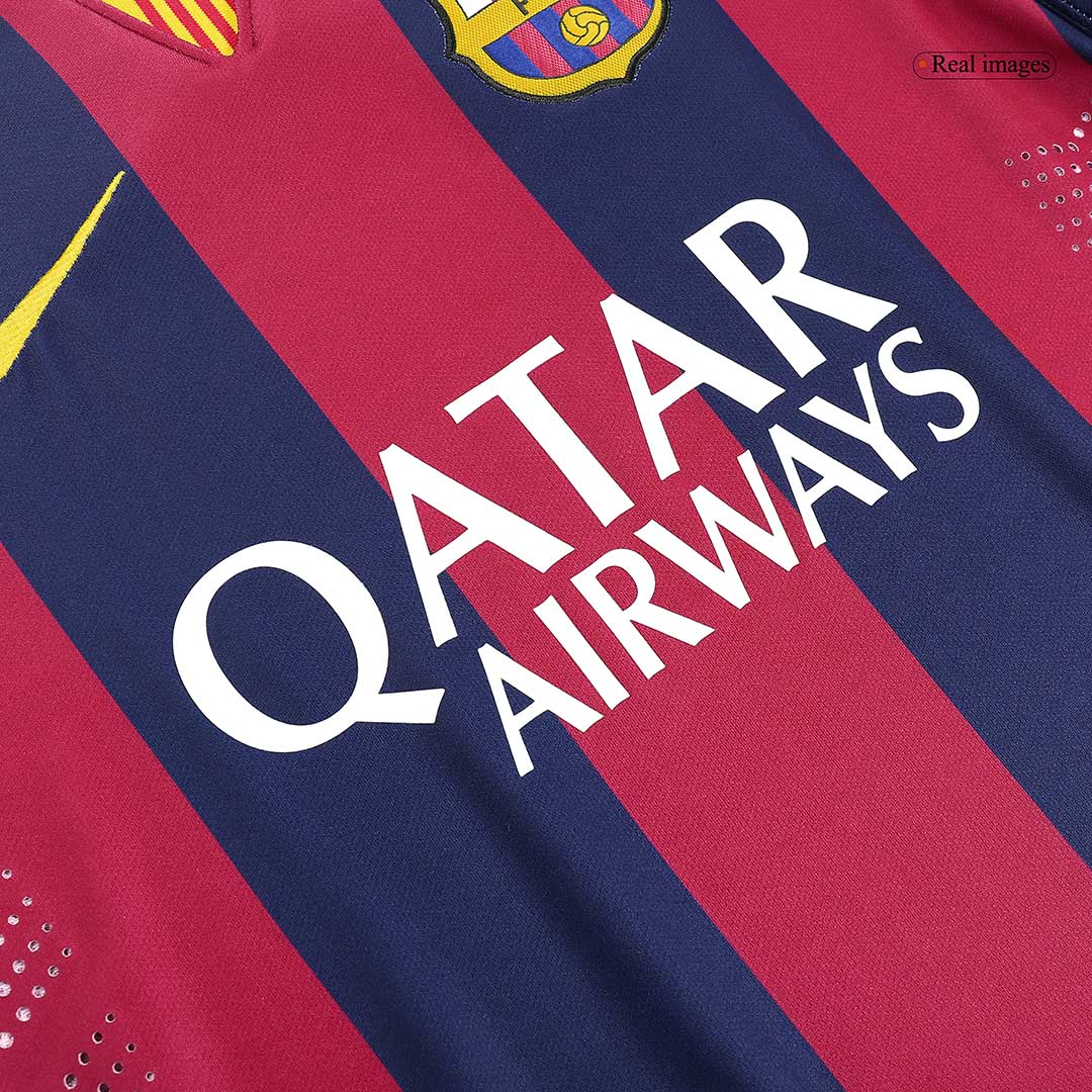 Barcelona MESSI #10 Home Jersey Retro 2014/15