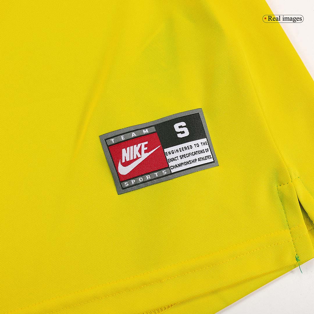 Brazil CAFU #2 Home Soccer Jersey Retro 1998
