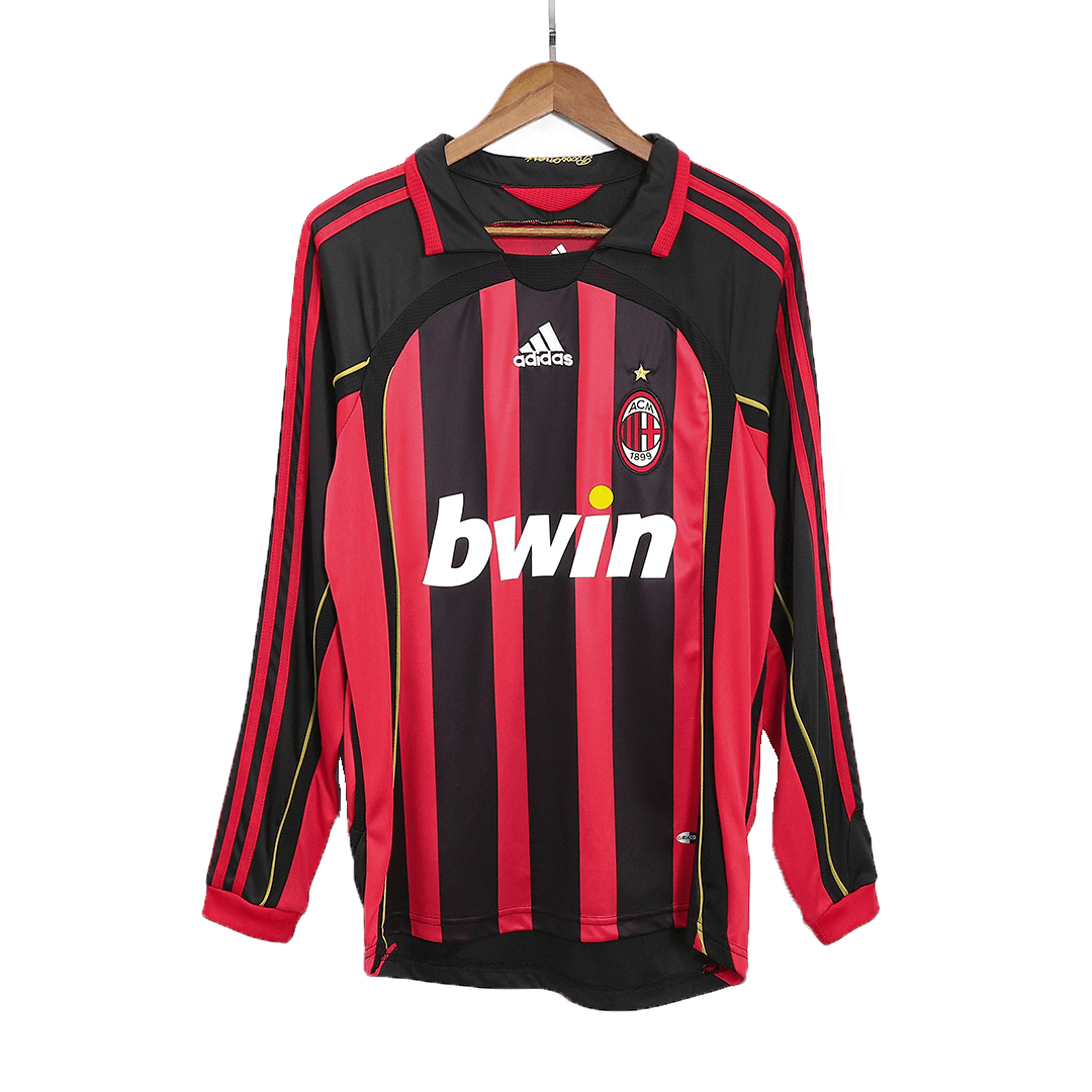 AC Milan Home Jersey Retro 2006/07 - Long Sleeve