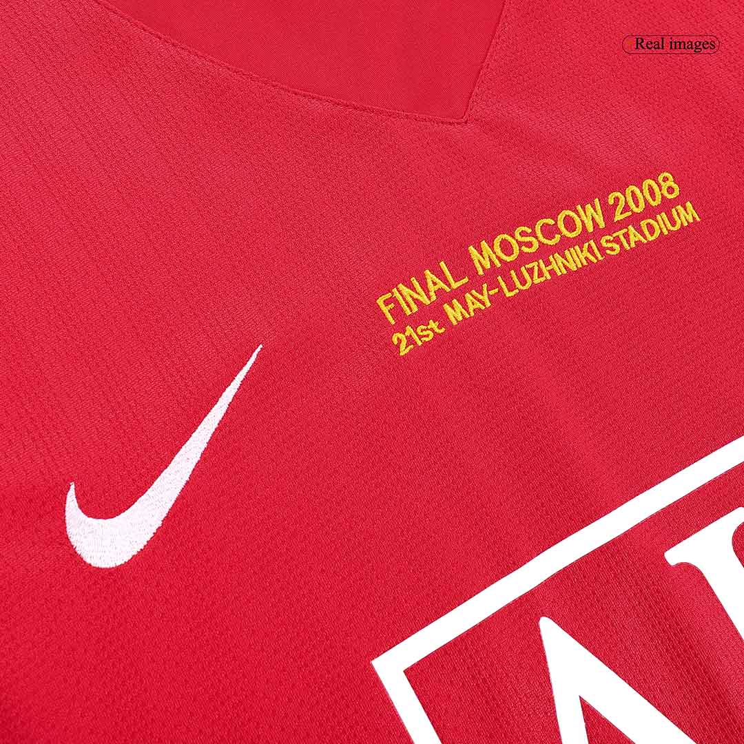 Manchester United Home Jersey Retro 2007/08 - Long Sleeve - UCL Final