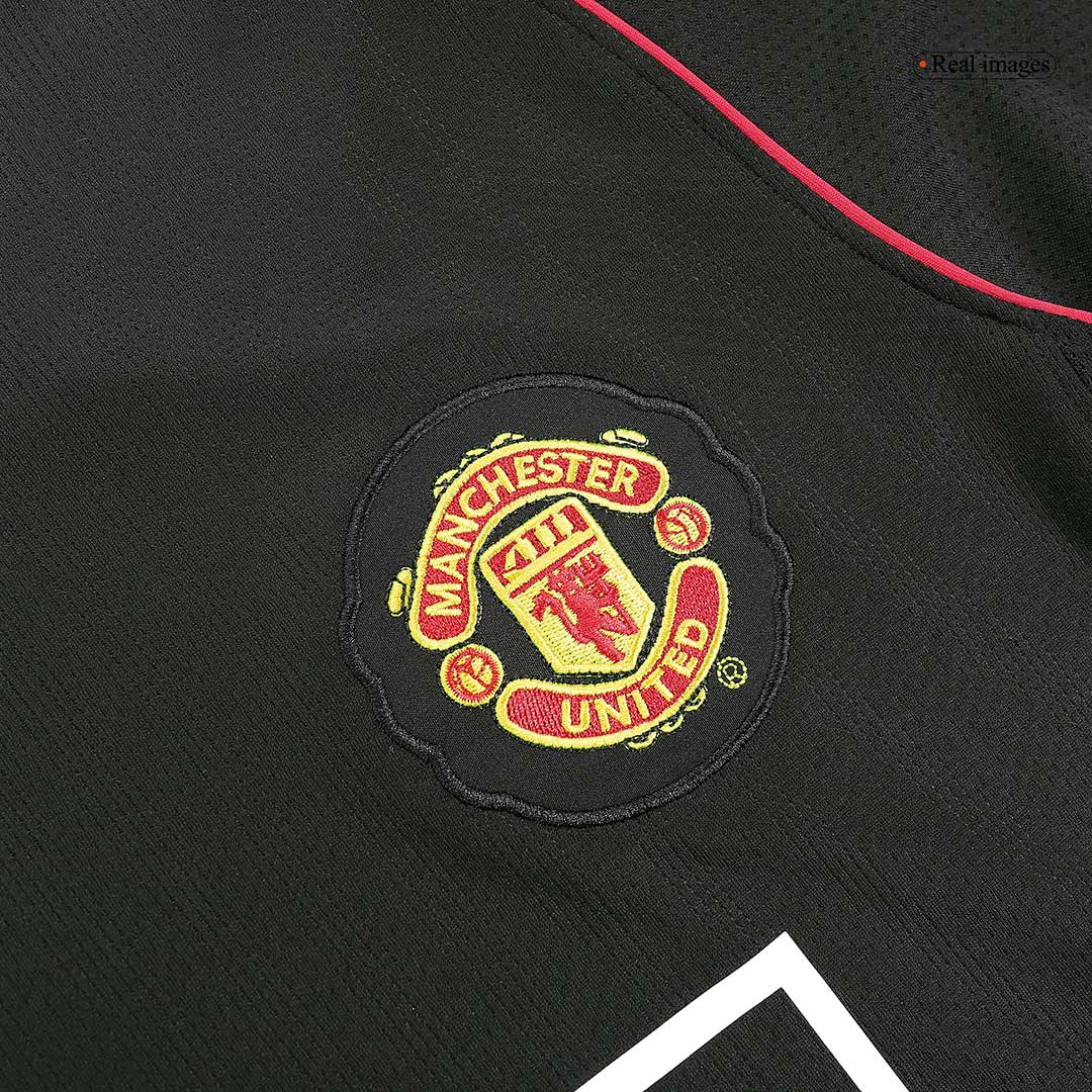 Manchester United RONALDO #7 Away Soccer Jersey Retro 2007/08 - Long Sleeve