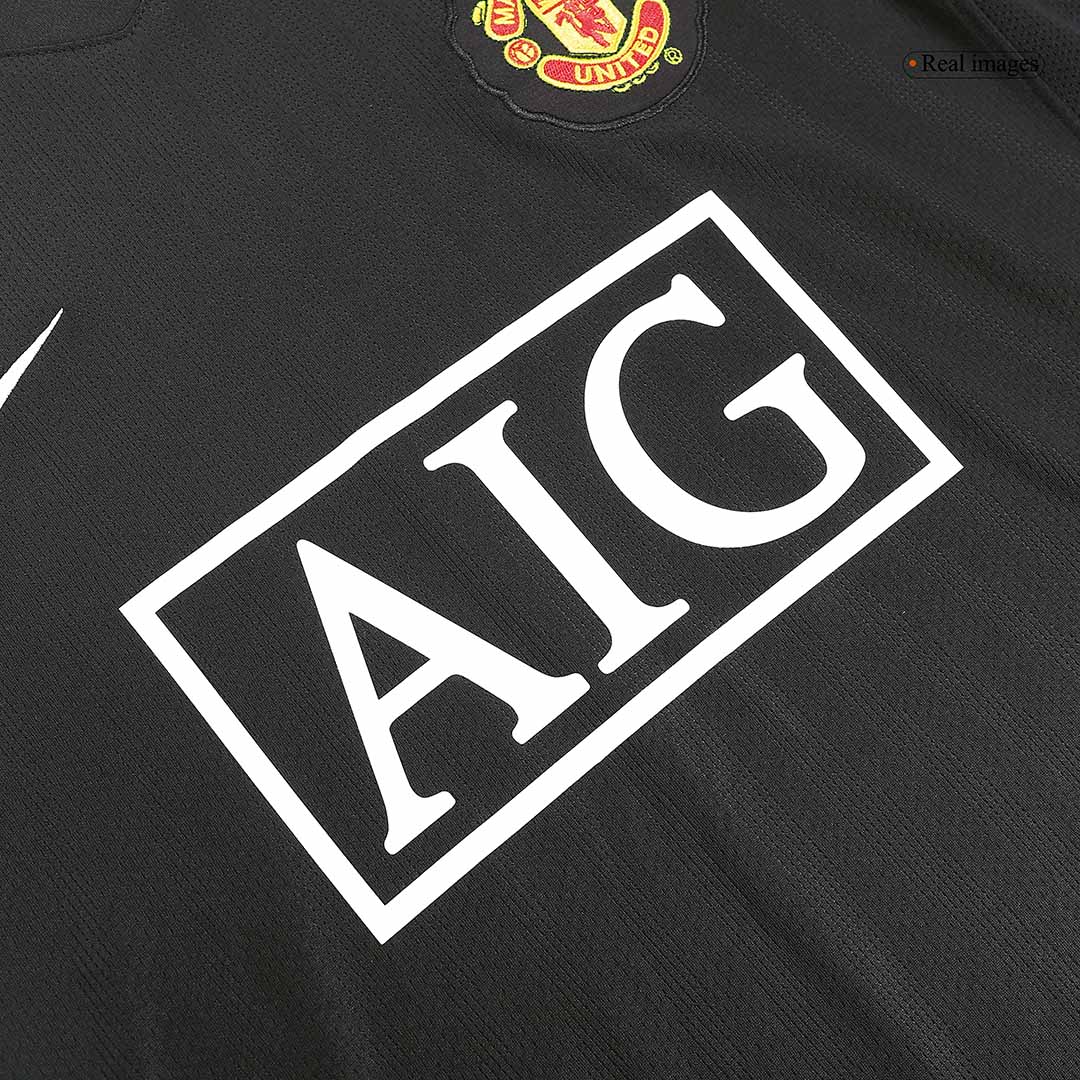 Manchester United RONALDO #7 Away Soccer Jersey Retro 2007/08 - Long Sleeve