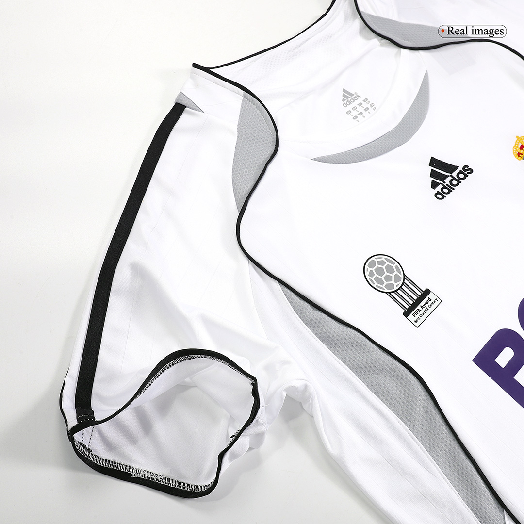Real Madrid SERGIO RAMOS #4 Home Soccer Jersey Retro 2006/07