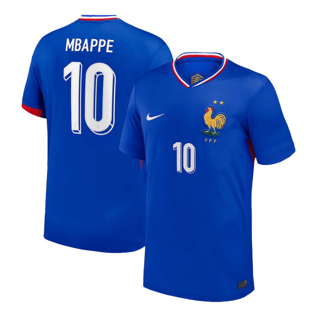 France MBAPPE #10 Home Jersey EURO 2024