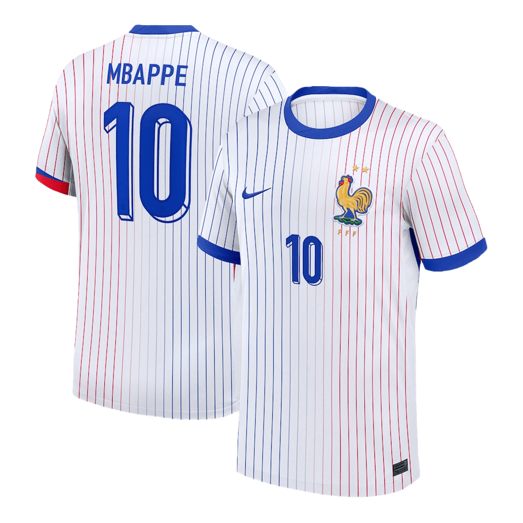 France MBAPPE #10 Away Jersey EURO 2024