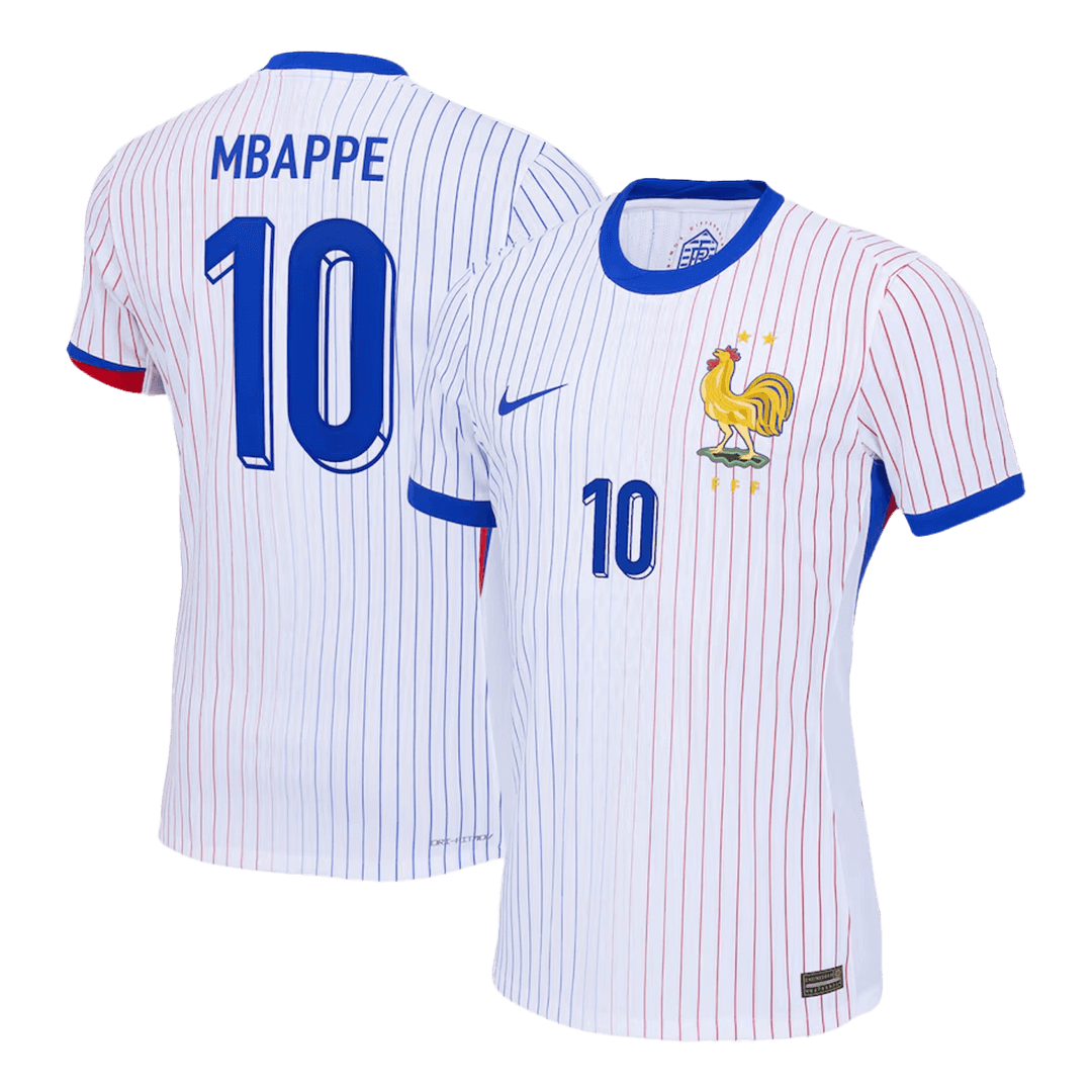France MBAPPE #10 Away Jersey Authentic EURO 2024