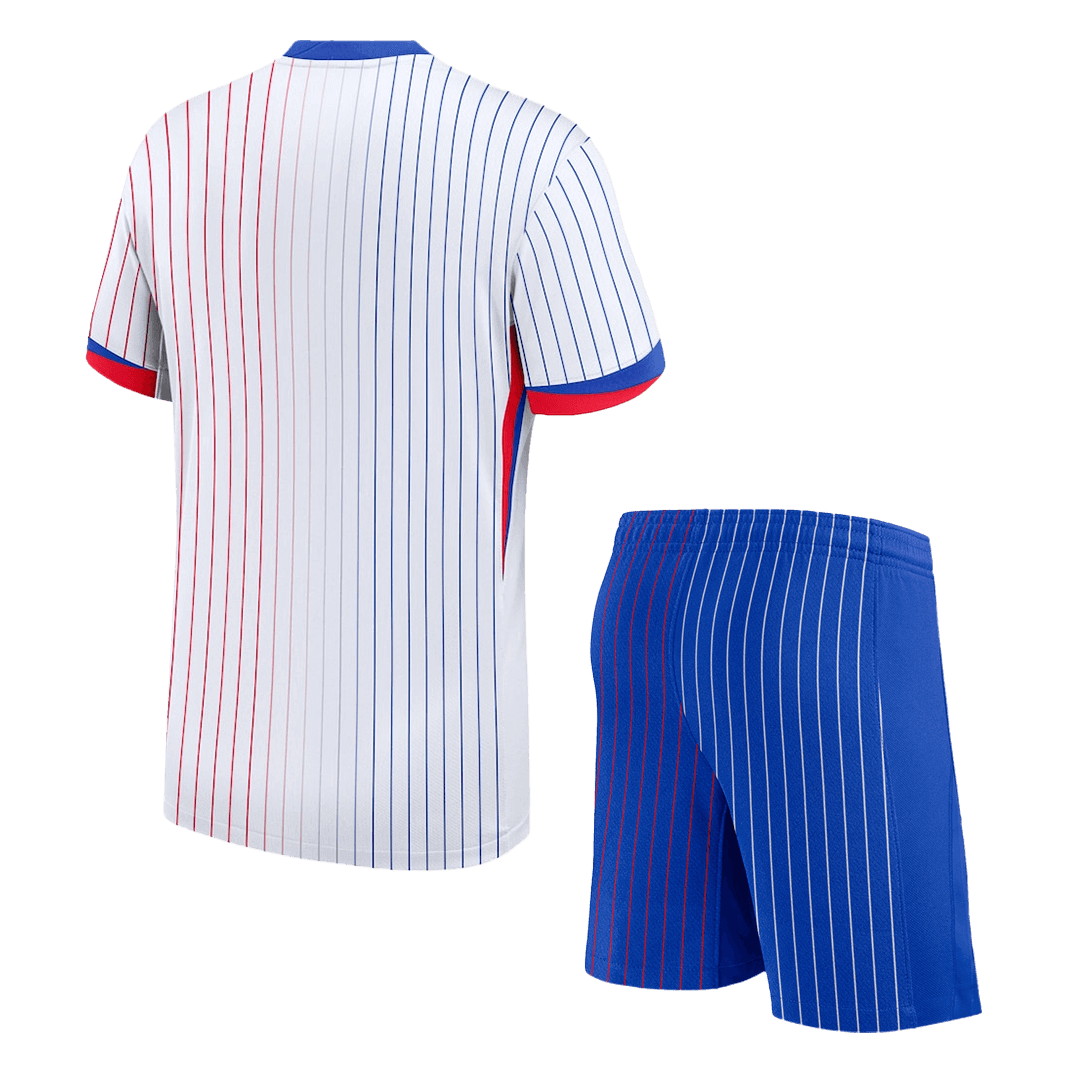 France Away Jersey Kit EURO 2024 (Jersey+Shorts)